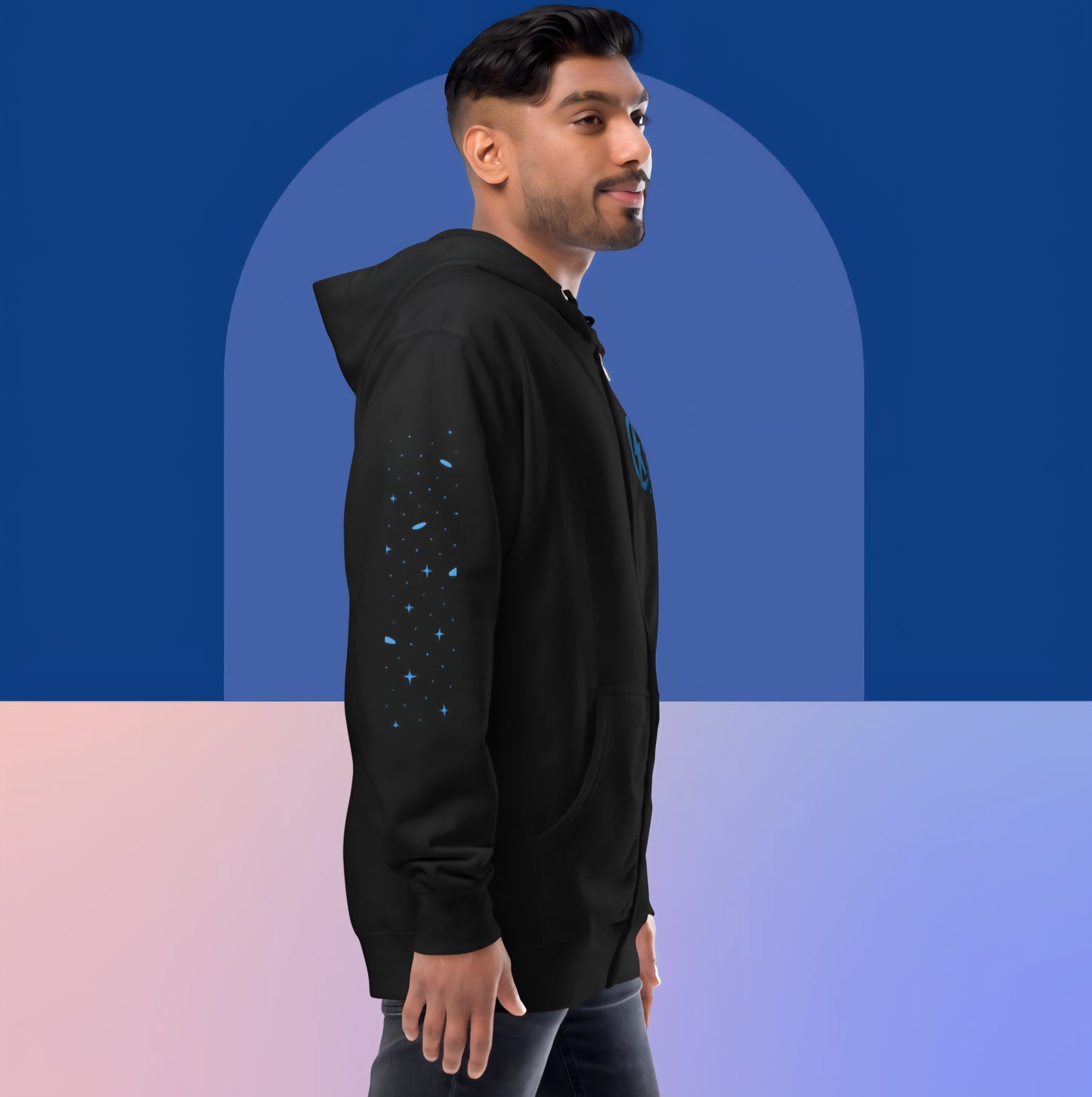 Unisex K Strike Fleece Zip Up Hoodie