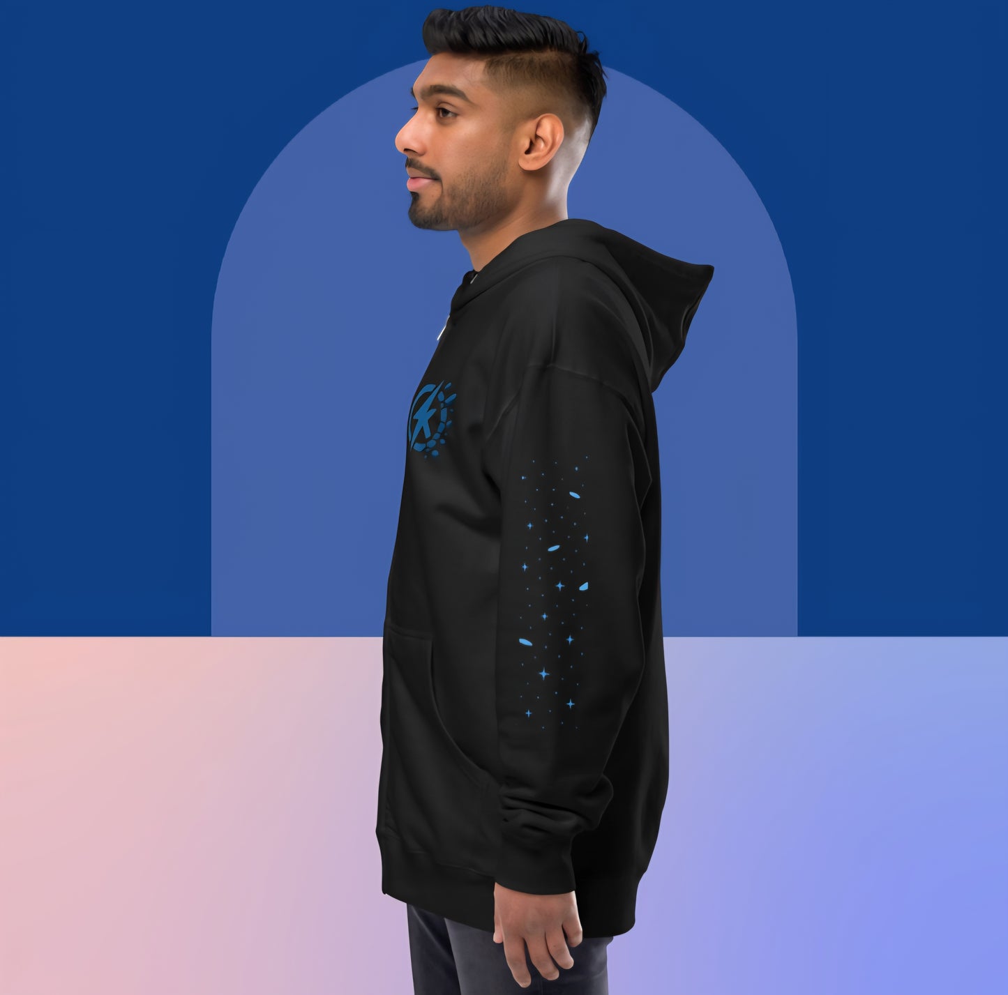 Unisex K Strike Fleece Zip Up Hoodie