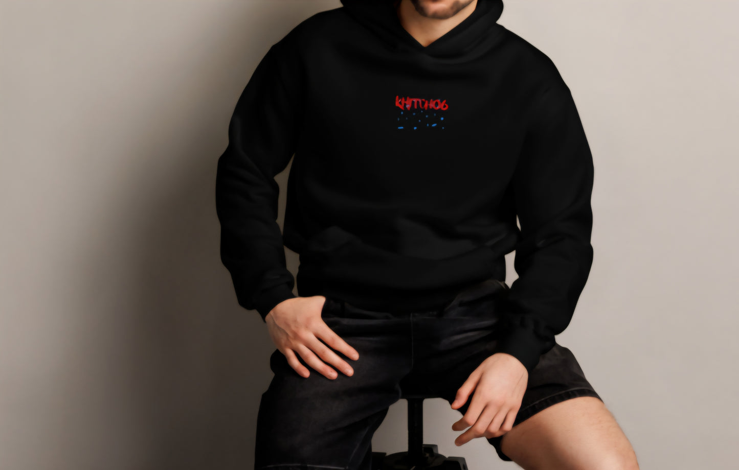 Unisex oversized Falling stars hoodie